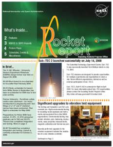 p5 Rocket Report  3rd qt 08