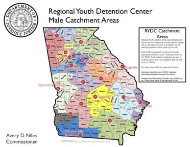 Regional Youth Detention Center Male Catchment Areas Gilmer n