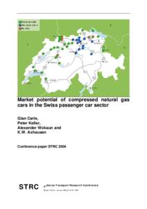 Market potential of compressed natural gas cars in the Swiss passenger car sector Gian Carle, Peter Keller, Alexander Wokaun and K.W. Axhausen