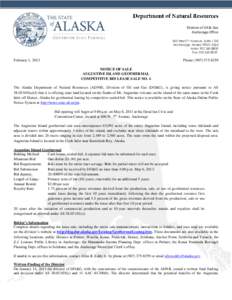 Division of Oil & Gas Anchorage Office 550 West 7th Avenue, Suite 1100 Anchorage, Alaska[removed]Main: [removed]Fax: [removed]