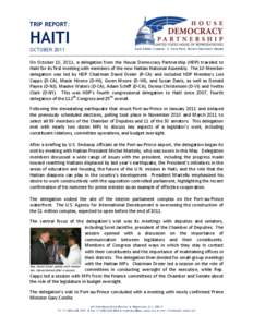 David Dreier / Politics of Haiti / Government / Americas / Michel Martelly / Haiti