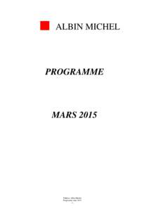 Microsoft WordProgramme mars 2015