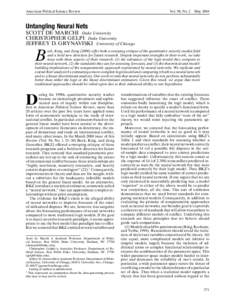 American Political Science Review  Vol. 98, No. 2 May 2004
