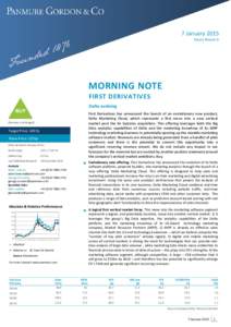 Morning Note  7 January 2015 Equity Research  MORNING NOTE