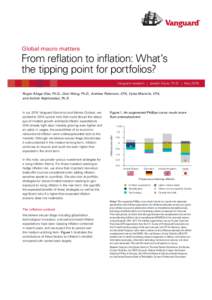 Global macro matters  From reflation to inflation: What’s the tipping point for portfolios? Vanguard research | Joseph Davis, Ph.D. | May 2018 Roger Aliaga-Díaz, Ph.D., Qian Wang, Ph.D., Andrew Patterson, CFA, Vytas M