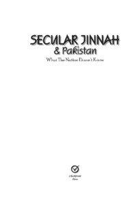 Secular Jinnah & Pakistan
