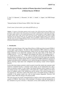 Fusion reactors / Alternative energy / Pinch / Fusion energy gain factor / Large Helical Device / Plasma / Lawson criterion / Beta / Plasma stability / Fusion power / Physics / Plasma physics