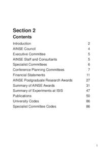 Section 2 Contents Introduction 2