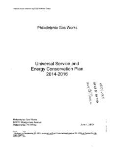 Revisions as directed by[removed]Final Order  Philadelphia Gas Works Universal Service and Energy Conservation Plan