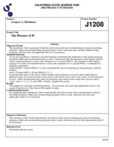 Elementary geometry / Quadrilaterals / Pi / Regular polygon / Square / Inscribed figure / Circle / Pentagon / Area of a disk / Geometry / Polygons / Euclidean plane geometry