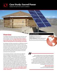 Thermodynamics / Simple living / Navajo Nation / Kerosene / Rural electrification / Refrigeration / Off-the-grid / Solar energy / Energy development / Energy / Technology / Chemistry