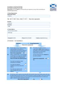 Respondent Information Form (RIF)