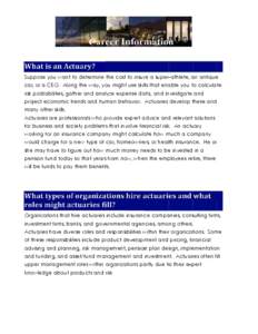 Microsoft Word - Actuary Career Information1