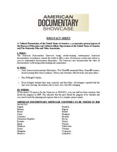 Year of birth missing / Micki Dickoff / Trouble the Water / Which Way Home / Soundtrack for a Revolution / Tia Lessin / Silverdocs / Bill Guttentag / Neshoba / Film / Cinema of the United States / Films