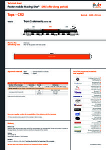 Technical sheet  Poster mobile Moving Star® SME offer (long period) Tops - CR2 Vehicle