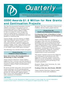 DD Quarterly Newsletter Winter 2009