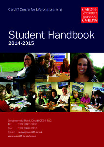 Cardiff Centre for Lifelong Learning  Student HandbookSenghennydd Road, Cardiff CF24 4AG