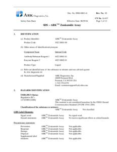 Safety Data Sheet  Doc. NoRev. No. 05