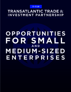 In the European Union and the United States, small- and medium-sized enterprises (SMEs) and start-up enterprises are critical motors of growth and job creation. Ninety-nine percent of European and US companies—over 20