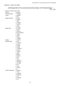 Microbiology / Bacteroidetes / Porphyromonas gingivalis / Aggregatibacter actinomycetemcomitans / Periodontology / Actinobacillus / Health / Periodontal pathogen / Proteobacteria / Medicine / Biology