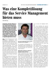 SYSDATAerp, crm, dokumentenmanagement business-software 17 Was eine Komplettlösung für das Service Management