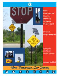 Rural Intersection Conflict Warning Systems Deployment