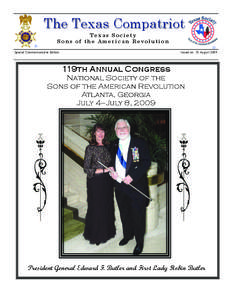 The Texas Compatriot Texas Society Sons of the American Revolution ®