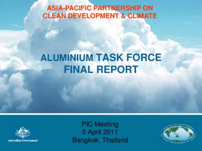 Electrolysis / Bauxite / Asia-Pacific Partnership on Clean Development and Climate / Recycling / The Aluminum Association / Chemistry / Matter / Aluminium
