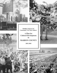 Building Support for Community Arts and Culture: A Plan for Cultural Development in