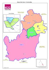 Banana Shire Council - Overview Map  CENTRAL HIGHLANDS REGIONAL COUNCIL  Town of Biloela