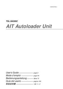 TSL-SA500C AIT Autoloader Unit
