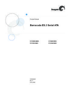Product Manual  Barracuda ES.2 Serial ATA