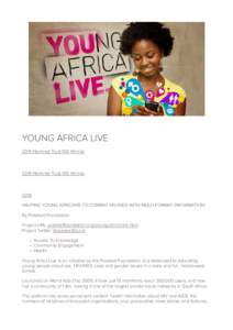 YOUNG AFRICA LIVE 2014 Nominet Trust 100 Winner 2014 Nominet Trust 100 Winner  2014