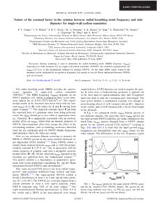 Carbon nanotube