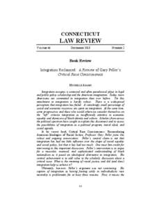 CONNECTICUT  LAW REVIEW VOLUME 46  DECEMBER 2013