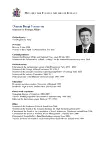 CV Gunnar Bragi Sveinsson