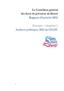 Le Contrôleur général des lieux de privation de liberté     