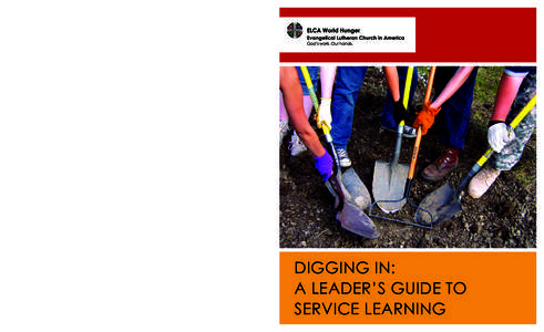 ELCAMA1199  DIGGING IN: A LEADER’S GUIDE TO SERVICE LEARNING