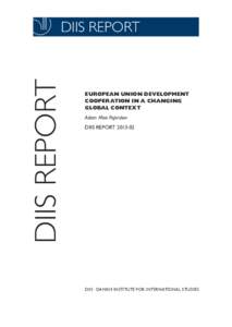 DIIS REPORT 2013:02  DIIS REPORT DIIS REPORT