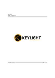 USER GUIDE Keylight on Final Cut Pro Visual Effects Software  The Foundry