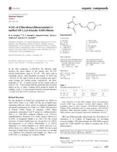 4-[(E)-(4-Chlorobenzylidene)amino]-3-methyl-1H-1,2,4-triazole-5(4H)-thione