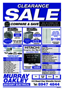 CLEARANCE  SALE COMPARE & SAVE 1 KVA Generator Runout Deal