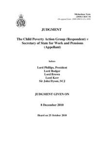 Microsoft Word - Child Poverty Action Group v SSWP.doc