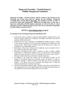 Microsoft Word - KTUP Wildlife Management Guidlines[removed]v1.1.docx
