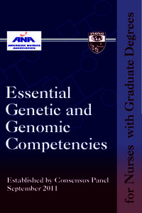 Essential Genetic and Genomic Competencies for Nurses With Graduate Degrees