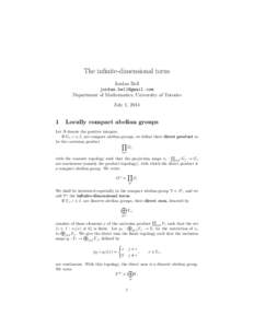 Fourier analysis / Algebraic topology / Topological groups / Harmonic analysis / Pontryagin duality / Fourier transform / Locally compact space / Sheaf / Abelian group / Topology / Abstract algebra / Mathematical analysis