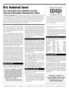 Health / Drug safety / National Childhood Vaccine Injury Act / Polio vaccine / FluMist / National Center for Immunization and Respiratory Diseases / DPT vaccine / Pertussis / Meningococcal vaccine / Vaccines / Medicine / Vaccination