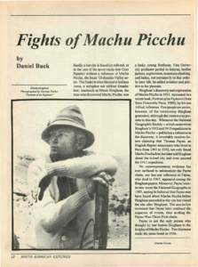 of Machu Picchu by Daniel Buck  Hiram Bingham