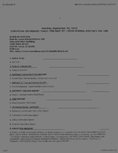 East St. Louis School District 189 Financial Oversight Panel meeting agenda - September 30, 2013