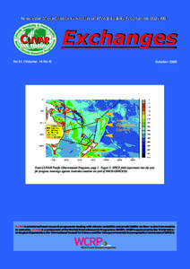 Newsletter of the Climate Variability and Predictability Programme (CLIVAR)  Exchanges No 51 (Volume 14 No 4)  October 2009